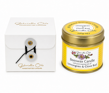 Load image into Gallery viewer, Lemongrass &amp; Clove Bud Beeswax Candle