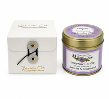 Load image into Gallery viewer, Lavender &amp; Cedarwood Beeswax Candle